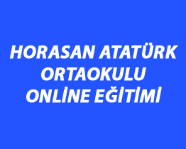 Horasan Atatürk Ortaokulu Öğrencileri Online Eğitim