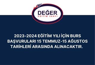 2023-2024 Dönemi Burs Başvurusu